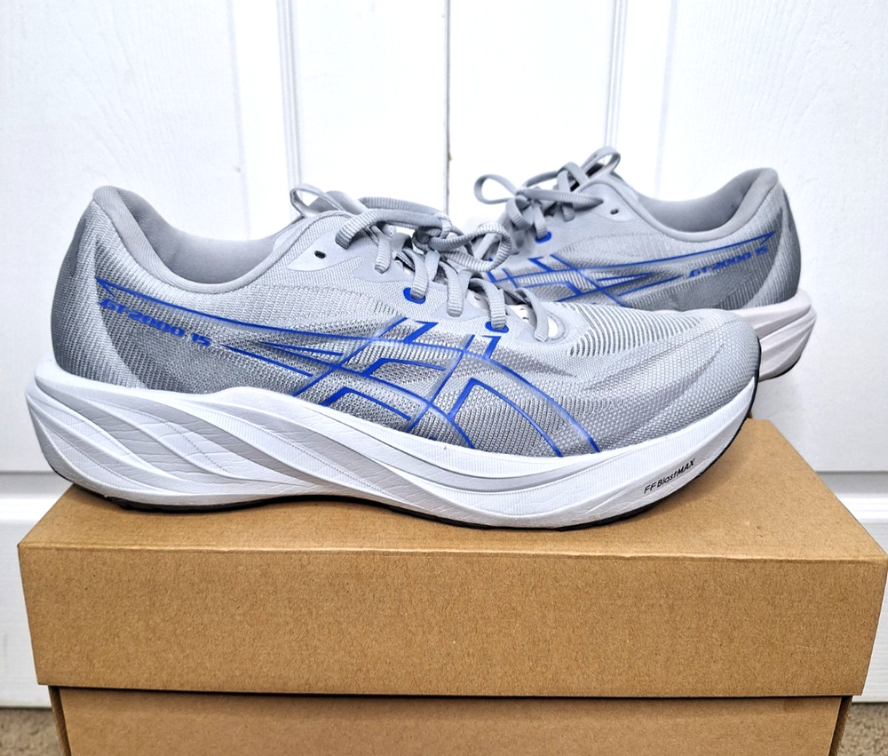 ASICS GT-2000 15 Piedmont Grey Neon Blue size 12.5